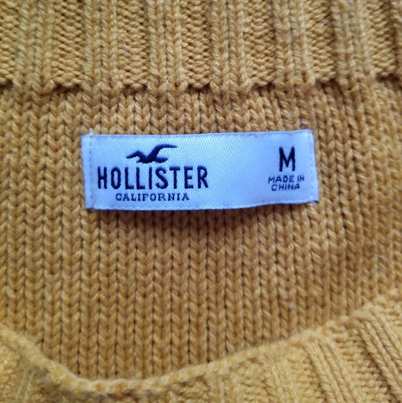 Mustard Off-the-Shoulder Sweater - Picture 4 of 6